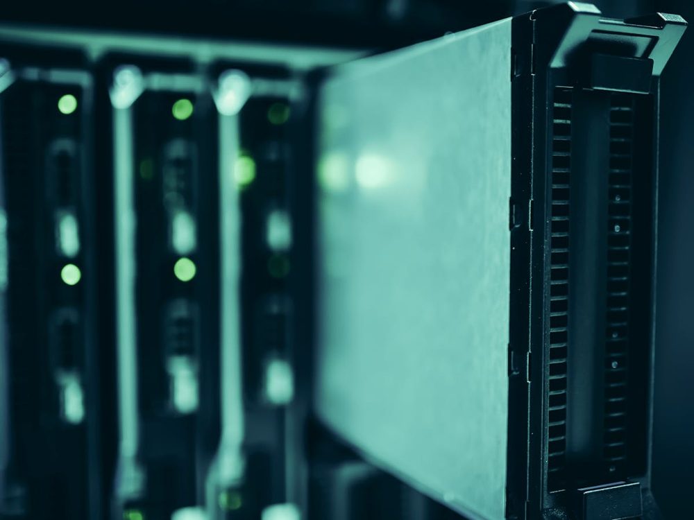 Server racks and network infrastructure
